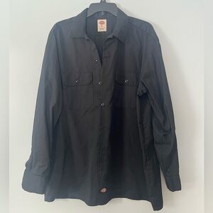 Dickies Men's Black Shirt Jacket